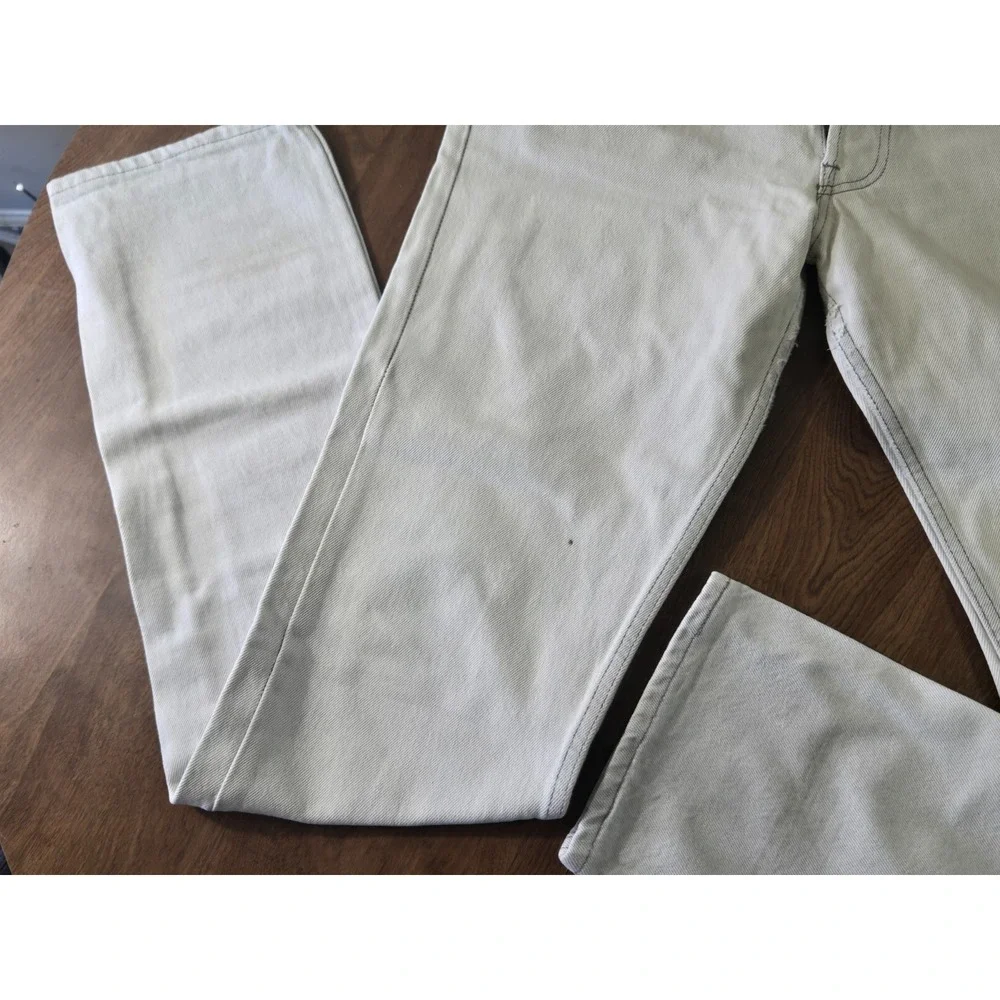 Vintage Levi's 501 0657 31x36 Faded Grey‎ Jeans 80s Made in USA Fit 30 x 36